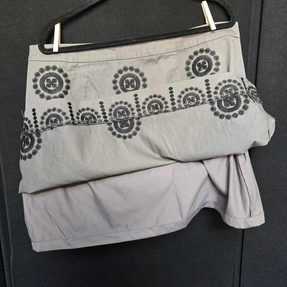 Boden Womens Skirt Size 14 Embroidered A Line Mini